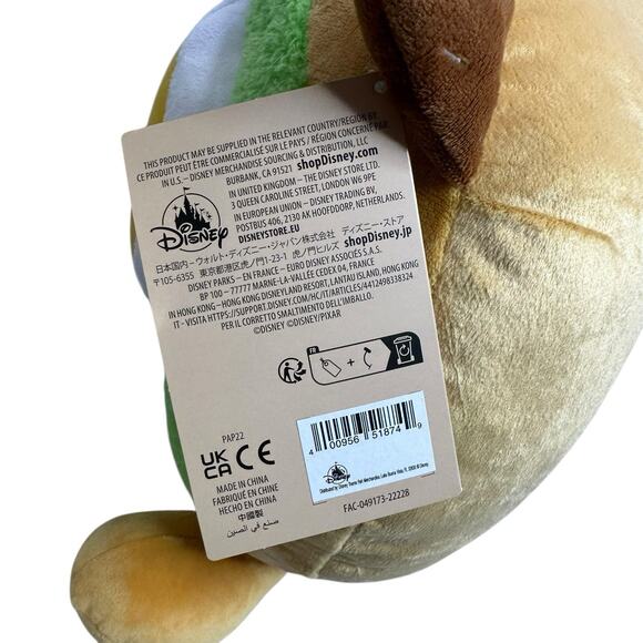 Disney Parks Munchlings Scented Mike Wazowski Avocado Bagel Plush 13 1/2 In New - Picture 3 of 6